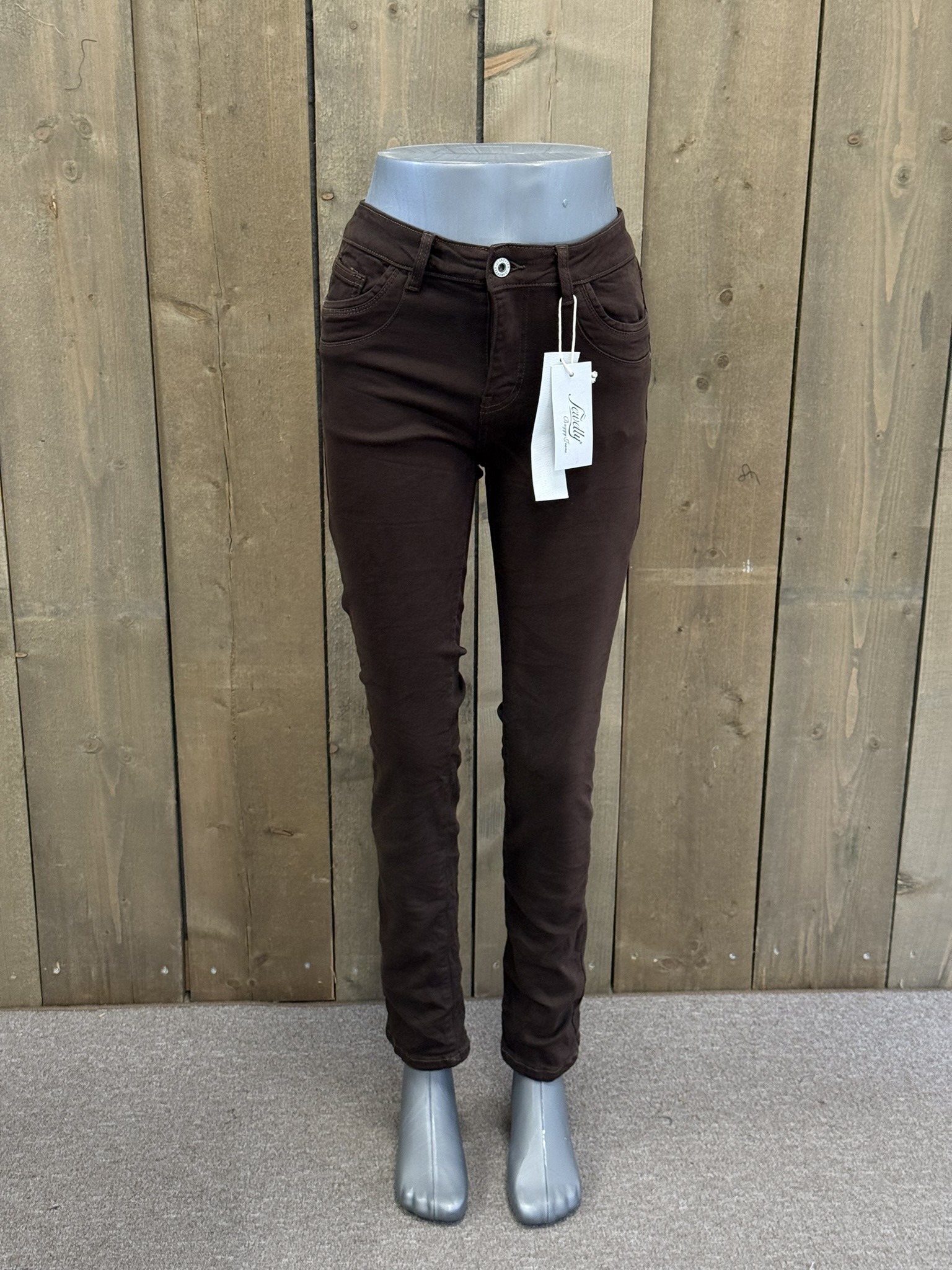 Jewelly Jeans JW8711 Donkerbruin | Maat 34 t/m 42 - Afbeelding 2
